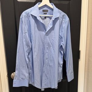 Calvin Klein Slim Fit Men's Blue Dress Shirt